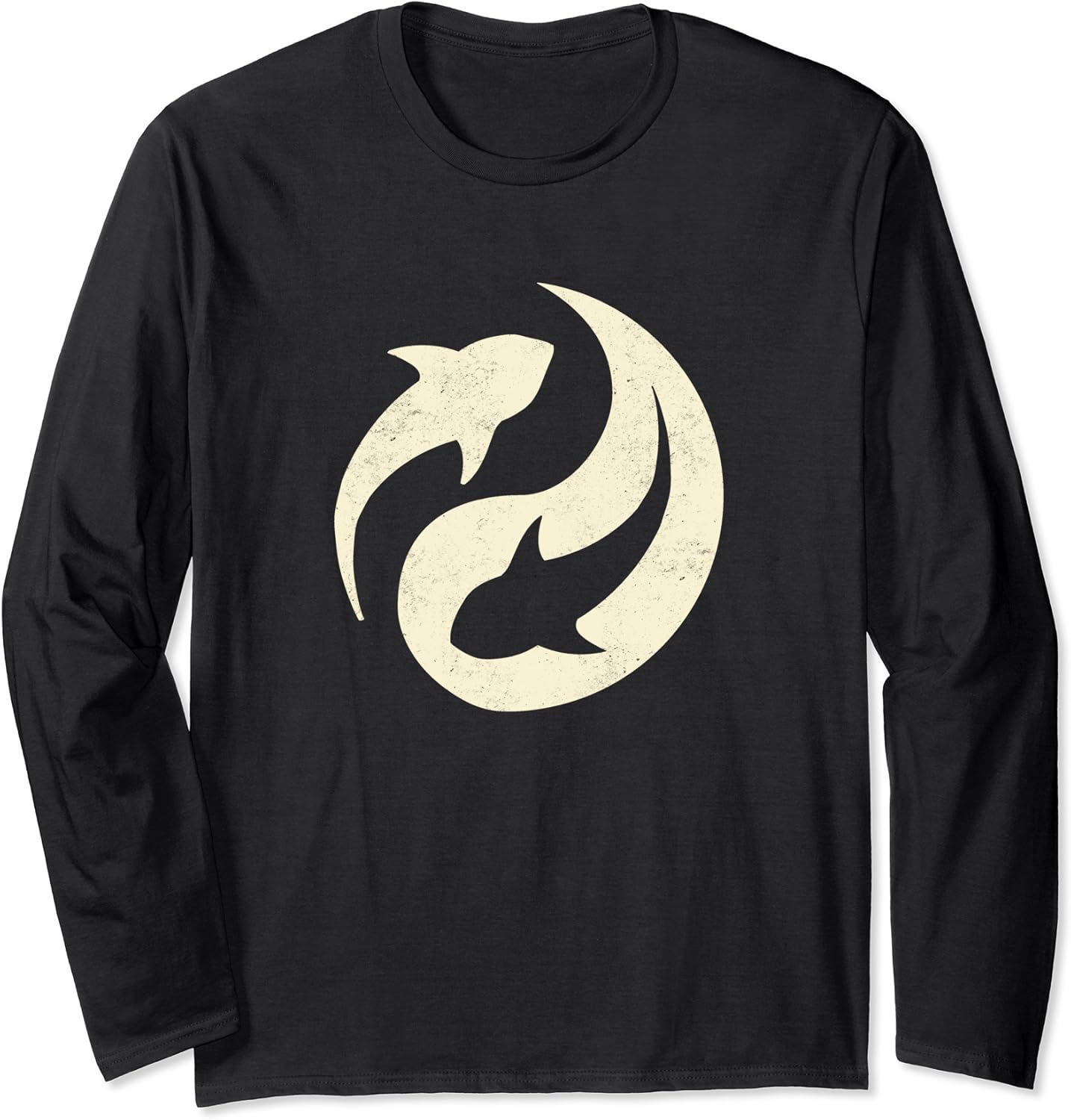 Amazon.com: Yin-yang Shark Long Sleeve T-Shirt for Ocean Conservation
